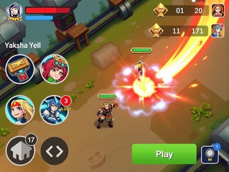 Yaksha Yell feature showcase with multiple gameplay elements